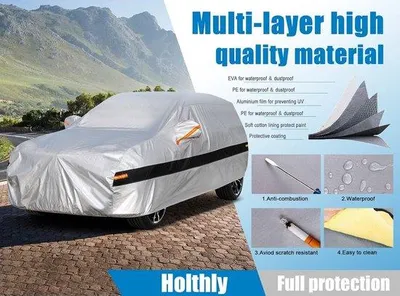 Produktbild von Famanu Autoabdeckung Wasserdicht Außenschutz - 510 x 200 x 180 cm