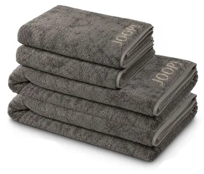 Produktbild von JOOP! Handtuch Duschtuch Set 4-teilig 1600-70 Classic graphit sand
