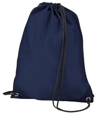 Produktbild von BagBase Budget Turnbeutel, wasserabweisend, 11 Liter FK212 (Einheitsgröße) (Marineblau)
