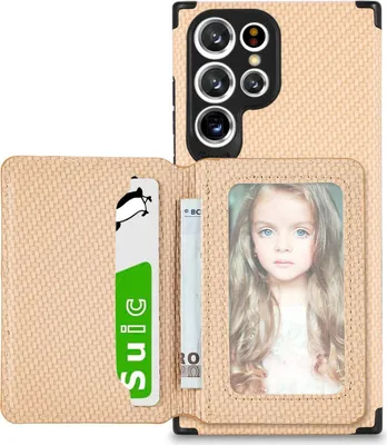 Produktbild von König Design Hülle kompatibel mit Samsung Galaxy S22 Ultra 5G Kunststoff Soft Handyhülle - Handy Case Khaki