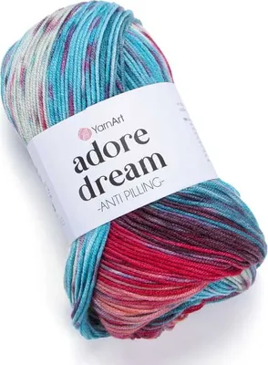 Produktbild von YarnArt Adore Dream 1061 – weiches Strick- und Häkelgarn, vielseitig, 100 g