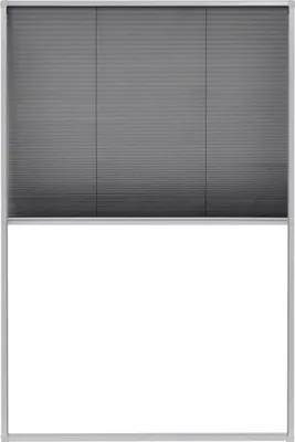 Produktbild von Insektenschutz-Plissee für Fenster Aluminium 80 x 120 cm