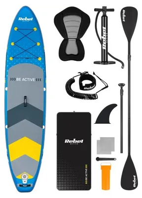 Obrázok produktu pre Rebel RBA-4501 Paddleboard SUP s příslušenstvím 350 cm, 140 kg, modrý