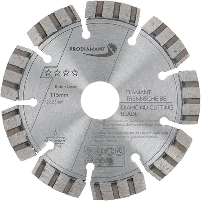 Immagine prodotto di PRODIAMANT Disco diamantato da taglio 115 mm per calcestruzzo Laser Turbo B711