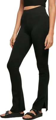 Produktbild von Urban Classics Ladies - High Waist Side Slit Leggings - 4XL