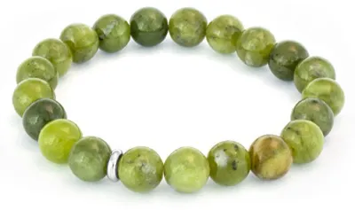 Image de Bracelet en jade perlé MINK133/17
