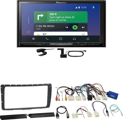 Produktbild von Pioneer AVH-Z9200DAB CarPlay Android Auto USB Einbauset für Toyota Hilux ab 2011