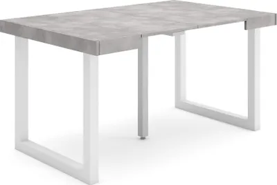 Immagine prodotto di TAPA Consolle allungabile, 140x90x73cm, Per 6 persone, Gambe in legno, Cemento
