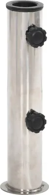 Image de Base de parasol pour mât Ø38/48 mm argenté inox