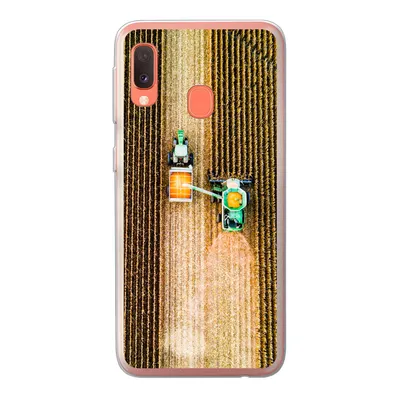 Produktbild von MuchoWow® Handyhülle Schutzhülle Hülle für Samsung Galaxy A20e Traktor - Feld - Land - Bauernhof - Ernte Silikon Softcase Handy Hülle - Abdeckung