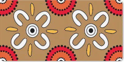 Produktbild von MuchoWow® Mauspad Mousepad Design - Blumen - Punkte 60x30 cm - Mousepads - Maus Mat - Pad - Mausunterlage - Nachhaltig
