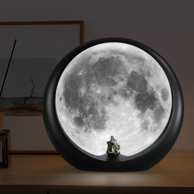 Supermoon Nachtlampe, dimmbar, Touch-Steuerung, LED, warmweiß
