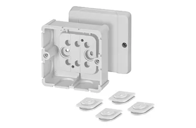 Produktbild von Kabelabzweigkasten 88 x 88 x 49 mm grau