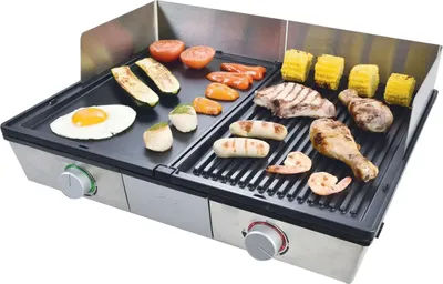 Obrázok produktu pre SOLIS Stolný gril 2200 W, 2 grilovacie platne s nepriľnavým povrchom, 2 samostatné nastavenia teploty. Si