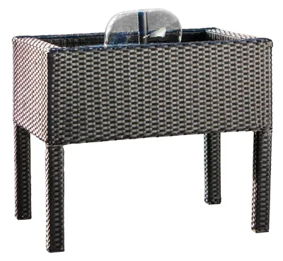 Produktbild von Heissner Rattan Hochteich, schwarz (015196-00)