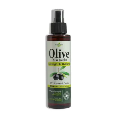 Immagine prodotto di Olio da massaggio HerbOlive Wellness all'olio d'oliva e jojoba 150 ml