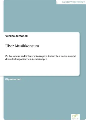 Produktbild von Über Musikkonsum