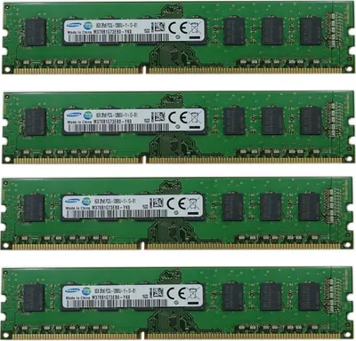 Zdjęcie produktu dla Samsung 32GB 4x 8GB DDR3 1600 MHz DIMM Ram Memory Kit Desktop PC-12800 240Pin