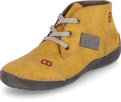 Produktbild von Rieker  Damenschuhe Stiefel Schnürer Stiefelette Gelb Freizeit, Schuhgröße:37 EU