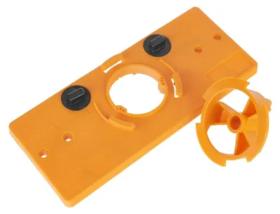 Immagine prodotto di Set dime per fori a tasca, set di guide cerniera trapano nascosta a tazza, serie fori strumenti di lavorazione del legno, dima cerniere per installazione cerniere ante armadio mobile,kit da 5 pezzi
