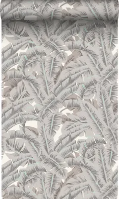 Obrázek produktu pro Origin Wallcoverings tapeta palm leaves pebble grey 53 cm x 10,05 m