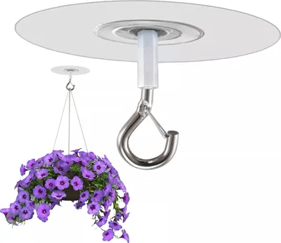 Produktbild von Adhesive Ceiling Hook for Plants Wind Chimes Home Decoration Tools 5PCS