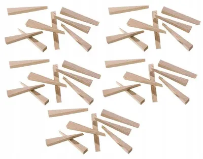 Produktbild von Hufa Montagekeile Holz 45x7x(5-12)mm 250 Stück