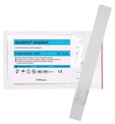 Produktbild von aluderm Fingerverband 1009161 18x2cm 10 St./Pack.