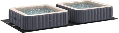 Immagine prodotto di Telo per Fondo Piscina Regolabile Nero 820 x 420 x 0,1 cm