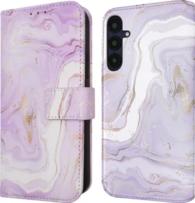 Image de imoshion Bibliothèque design pour le Samsung Galaxy A35 - Marbre violet
