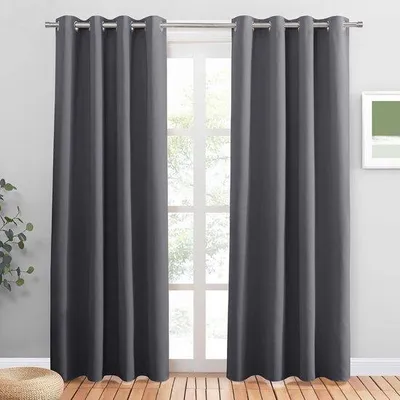 Produktbild von Famanu Verdunkelungsvorhang 140 x 220 cm - Silberne Ösen