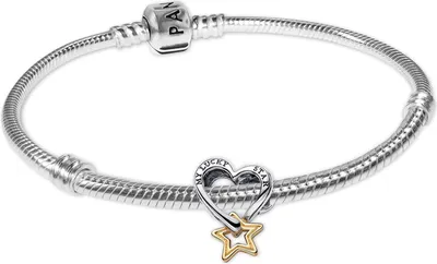 Pandora 68598 Damenarmband Geschenkset Glücksstern und Herz 1