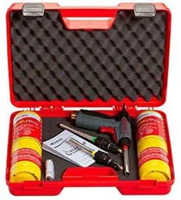 Produktbild von Express Vulcane Profi Hartlöt-Set im Koffer inkl. 3 Lanzen (Ø 14/22/28mm) + 2x Gas + Ersatz-Piezo + Düse 2400°C