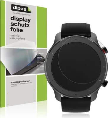 Produktbild von 6x Schutzfolie für 47mm Durchmesser Uhr matt Displayschutzfolie Folie Display Schutz dipos