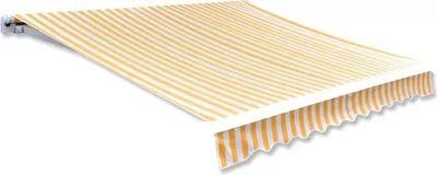 Produktbild von Vidaxl LaFeldoek 500x300 cm Leinwand Orange und Weiß