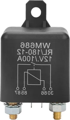 Image de Relais automatique 12 V, 100 A, 4 pôles, interrupteur marche/arrêt, contrôle de batterie