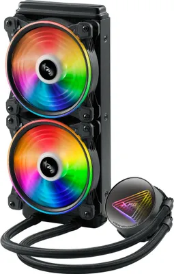 Zdjęcie produktu dla XPG LEVANTE X 240, Zestaw do chłodzenia płynami, 12 cm, 600 RPM, 2000 RPM, Czarny