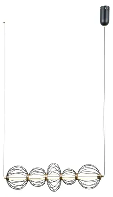 Produktbild von LED-Hängelampe 18W RABEL PND-344221-5-BK Italux