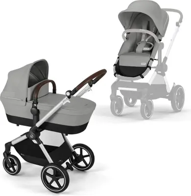 Produktbild von COLUMBUS Kinderwagen GAZELLE S SLV Stone Grey, mid grey