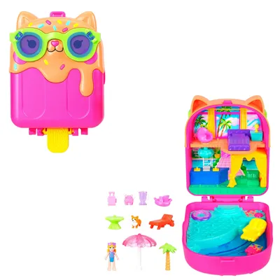 Zdjęcie produktu dla Polly Pocket JCB17, Akcja/Przygoda, 4 lat(a), Wielobarwny, Plastik