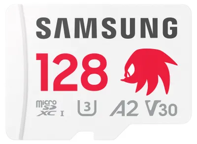 Produktbild von SAMSUNG Sonic microSD Speicherkarte 128GB UHS-I U3 Full HD 4K UHD 180MB/s Read 130MB/s Write für Handheld-Konsolen inkl. SD-Adapter
