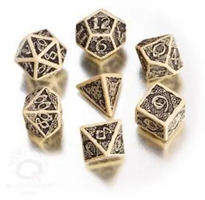 Produktbild von Celtic 3D Dice Beige/Black (7)