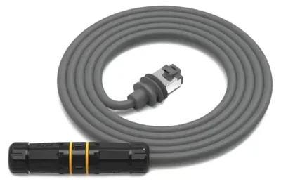 Produktbild von Elfcam - 10m Starlink Ethernet‑Kabel mit wasserdichten RJ45‑Adaptern - Kompatibel mit Gen 3 / Mini, Verlängerungs‑ und Reparaturkupplung inklusive