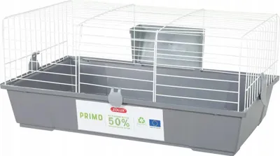 Immagine prodotto di Zolux primo 80 cm - Gabbia per roditori - bianco e grigio
