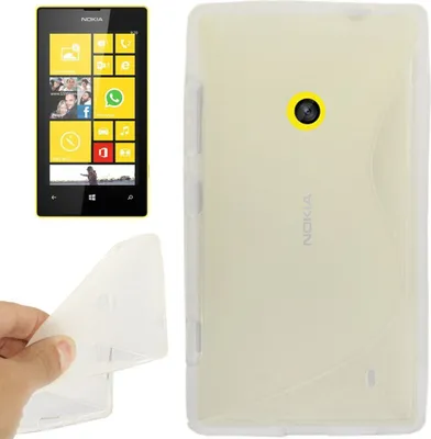 Produktbild von Schutzhülle TPU Case für Handy Nokia Lumia 520 transparent