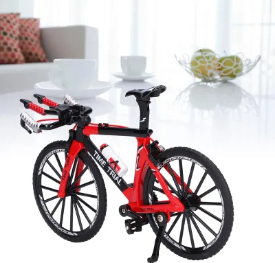 Produktbild von Finger-Mountainbike-Legierung, Mini-Fahrradmodell für Zuhause, Schreibtisch, Arbeitsplatz, Büro, Dekoration, Geschenke, Rot