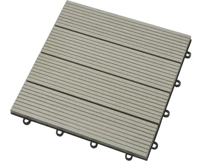 Obrázek produktu pro WPC dlaždice Konsta 30 x 30 cm s klick systémem šedá