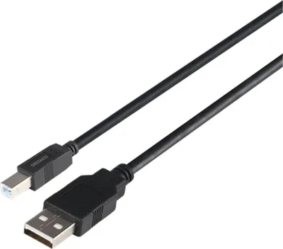 Image de DELTACO Câble USB 2.0 USB-A mâle - USB-B mâle, LSZH, 3m. - Noir