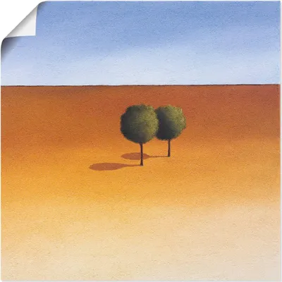 Produktbild von ARTland Poster Bäume Größe: 40x40 cm
