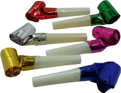 6 Stück Aufblasbare Gitarren - Luftgitarren Für Mottopartys & Karneval